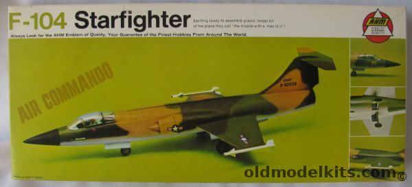 Revell 1/62 F-104 Starfighter with Sidewinders / Missile Cart / Ground Crew - Jet Commando AHM Issue, FD-3-275 plastic model kit